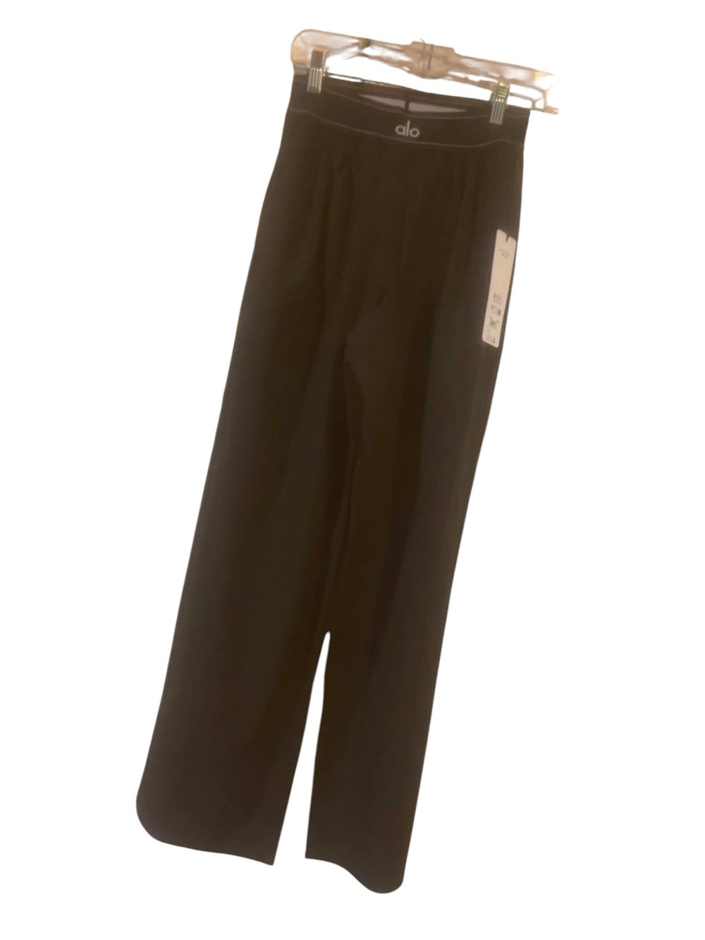 NWT Alo Yoga Suit Up Trousers Regular BLACK Size XS